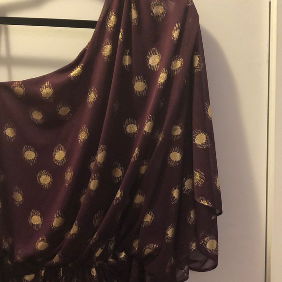 ADRIANNA PAPELL one shouldered asymmetric dress - Picture 3 of 5